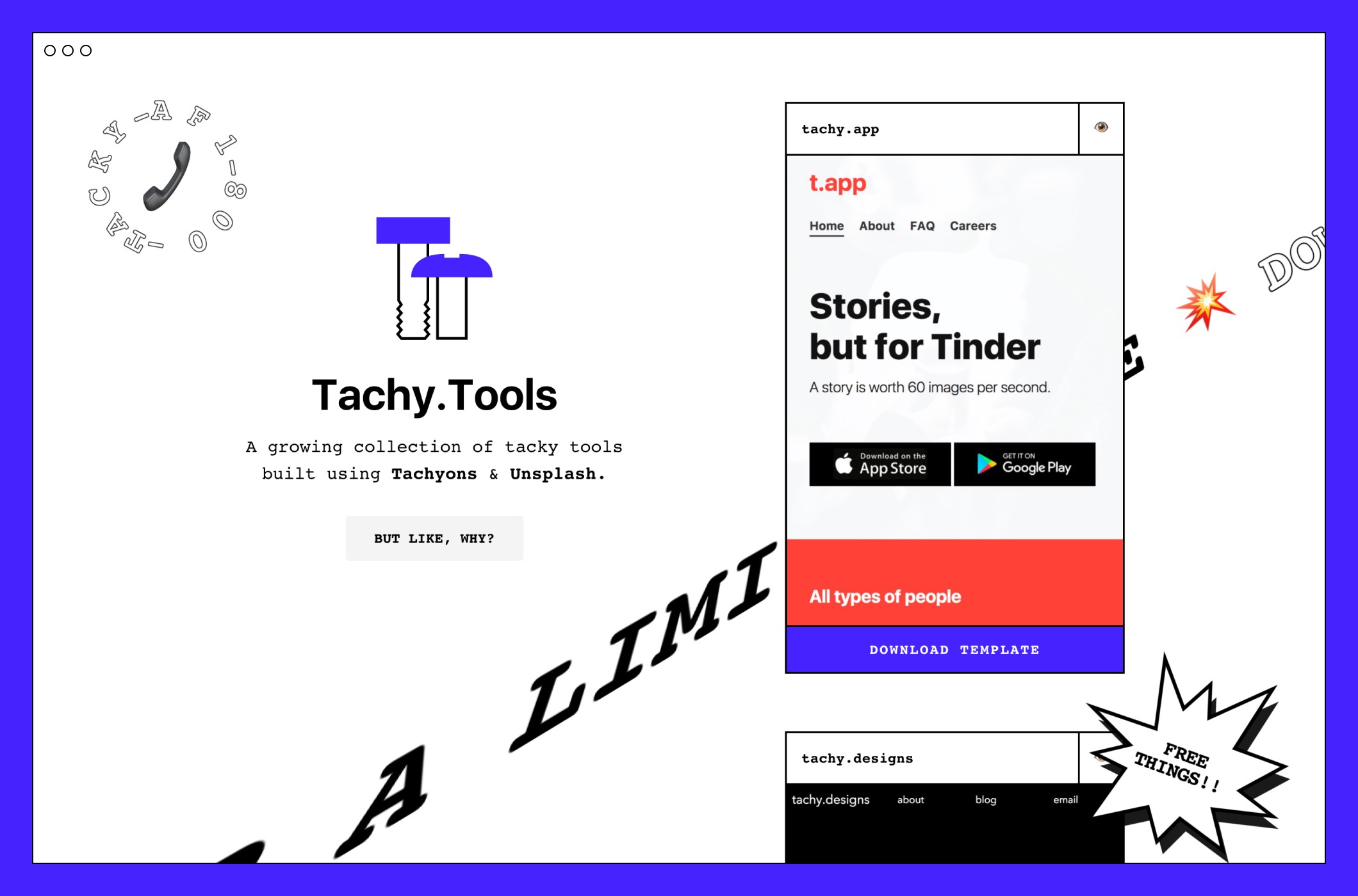 Tachy Tools homepage